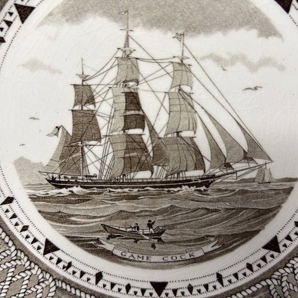 Wedgwood The American Clipper Ship Plate - Picture 3 of 5